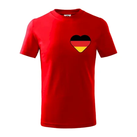 Germany love prso - Nemecká vlajka