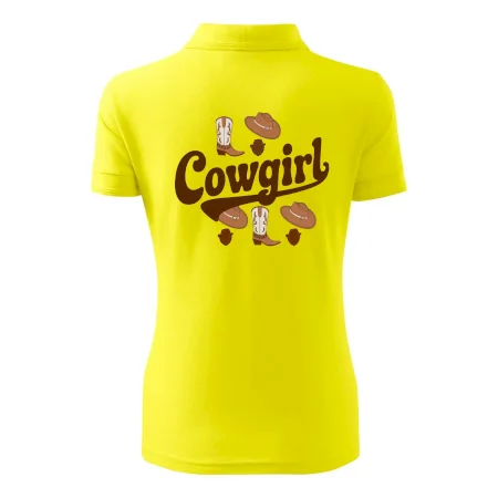 Cowgirl nápis a oblečenie