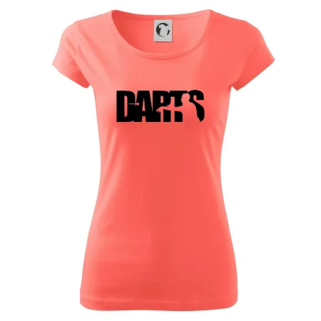 Darts - nápis so šípkarom