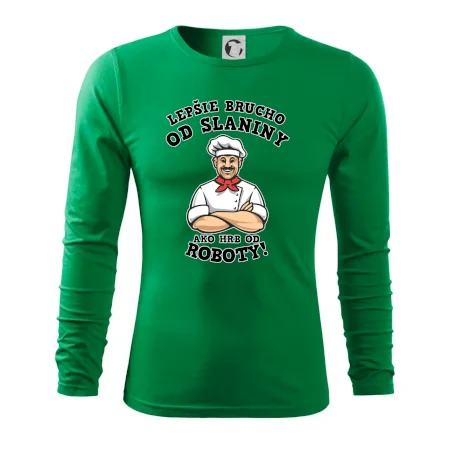 Lepšie brucho od slaniny ako hrb od roboty