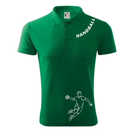Handball nápis šikmo