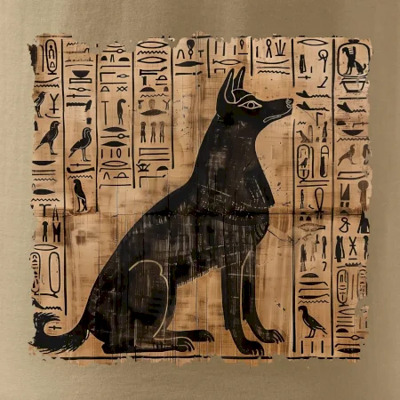 Egyptské hieroglyfy pes