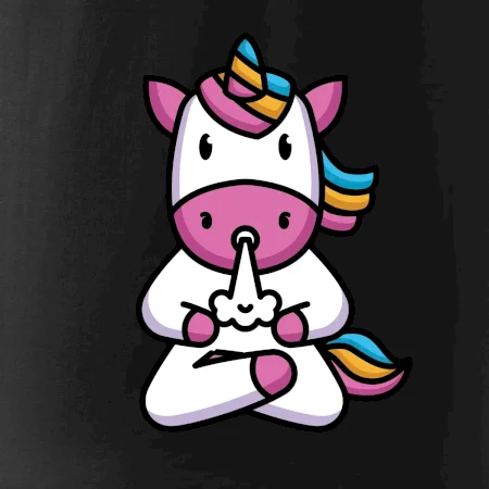 Yoga fučiaci jednorožec