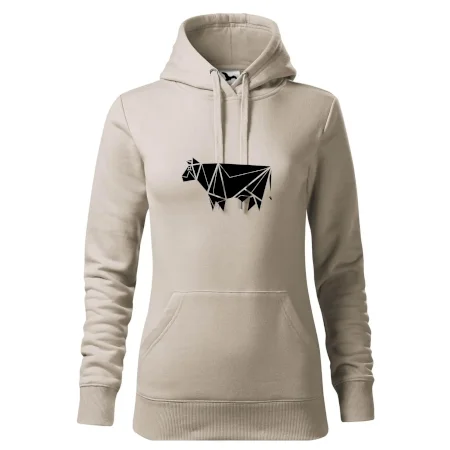 Origami krava z boku