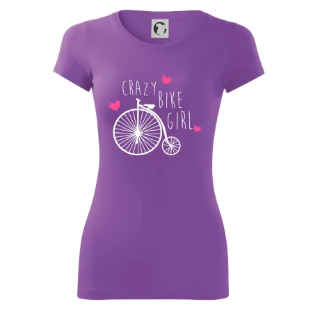 Crazy bike girl