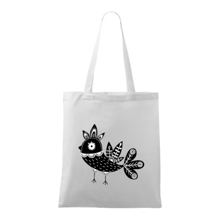 Vtáčik čiernobiely folklór