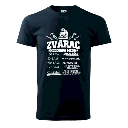 Hodinová mzda zvárač