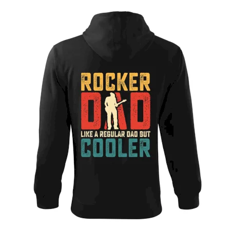 Rocker dad like a regular dad but cooler