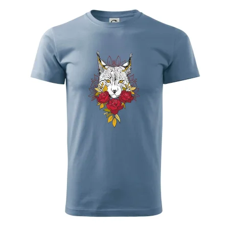 Rys s červenými ružami (Pecka design)
