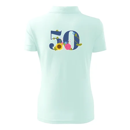 Kvetinové číslo kreslené - 50