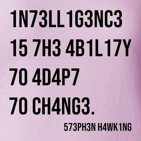 Test inteligencie - Stephen Hawking