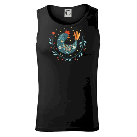 Folklór - sliepky s margarétkami