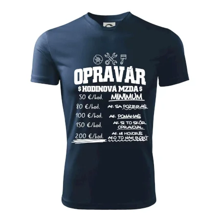 Hodinová mzda - opravár