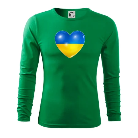 Ukrajina srdce vlajka