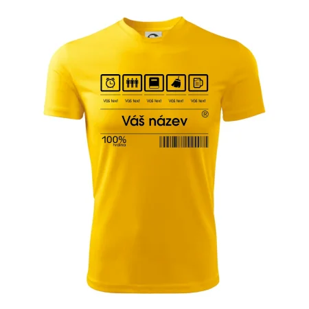 Čárový kód - Vlastní text