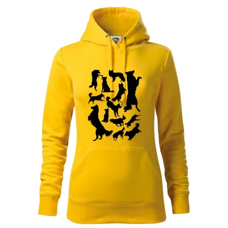 Border kólia siluety