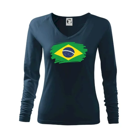 Brazília vlajka štetkou