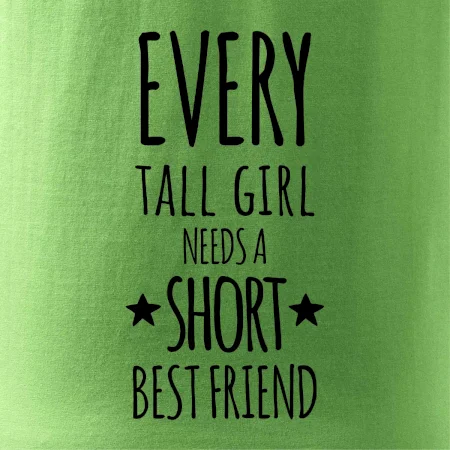 Every tall girl needs a short best friend