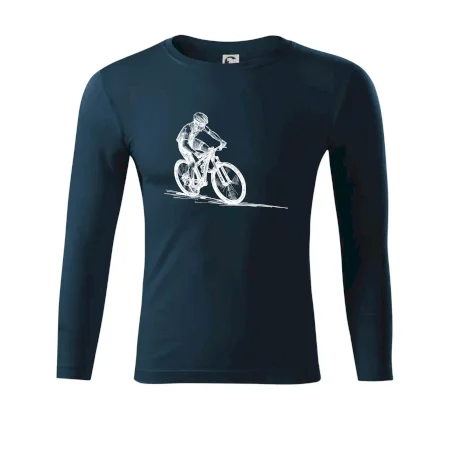 MTB kreslený cyklista