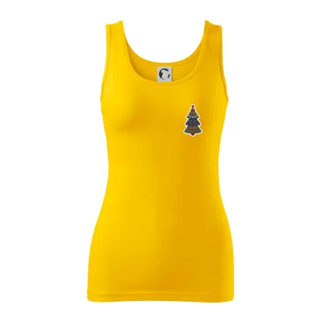 Folklór na prsníku vianočný stromček