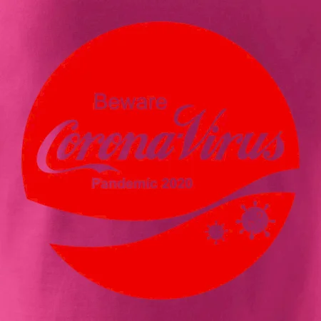 Corona virus pandemic logo