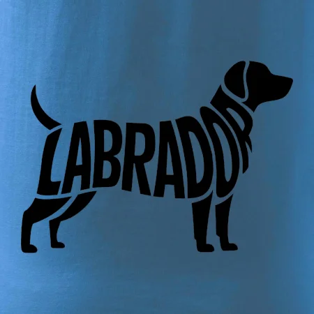 Labrador nápis v tele