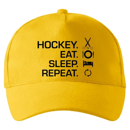 Pozemný hokej eat sleep repeat