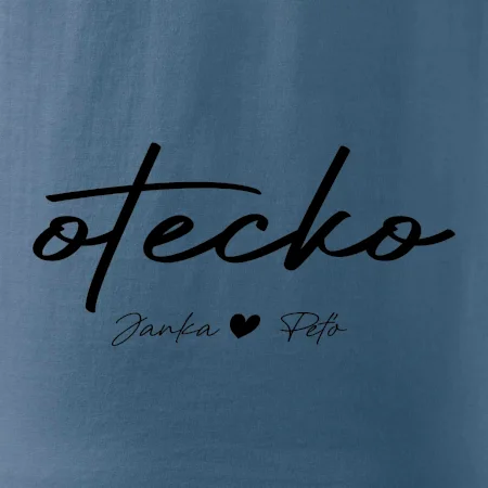 Otecko - tričko s menami deti
