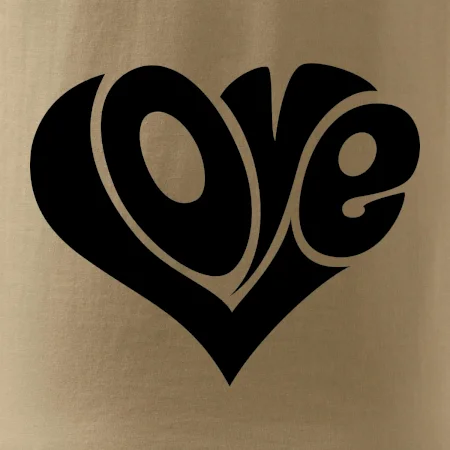 Love nápis jednoduchý