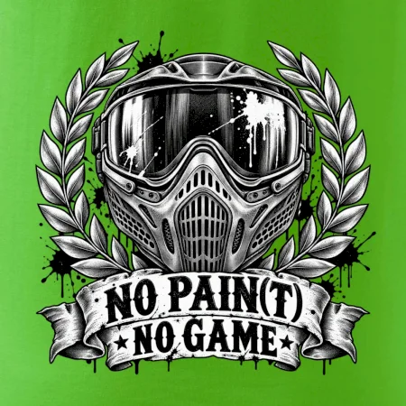No Paint, No Game – motív s maskou