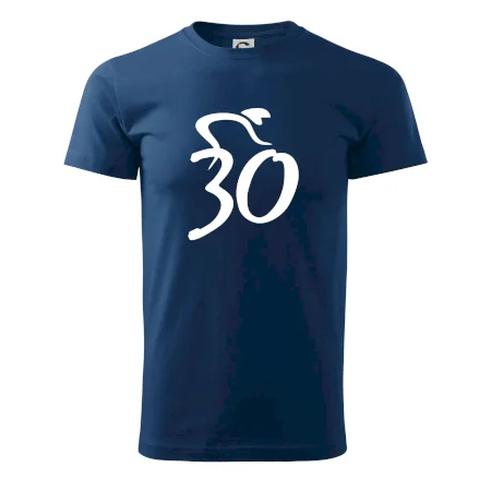 Cyklista oslavuje tridsiatku (30)