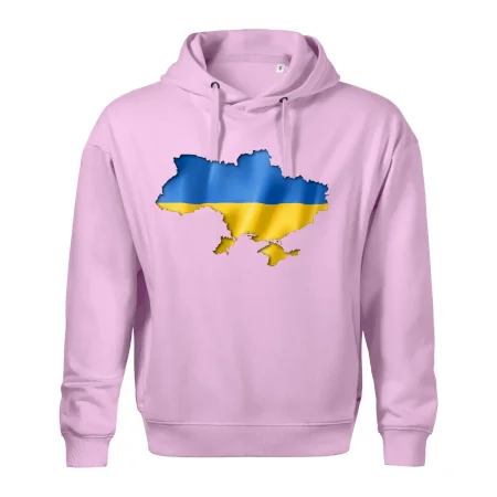Ukrajina vlajka mapa