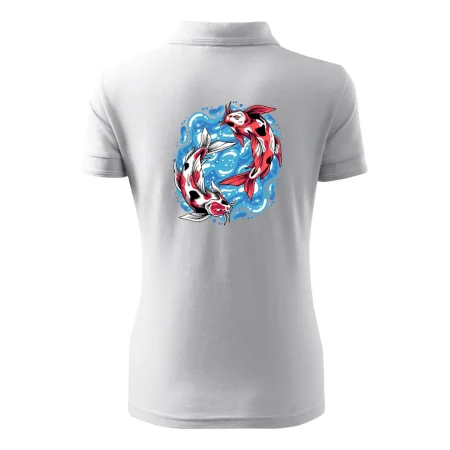 Yin & Yang Koi kapor - červený