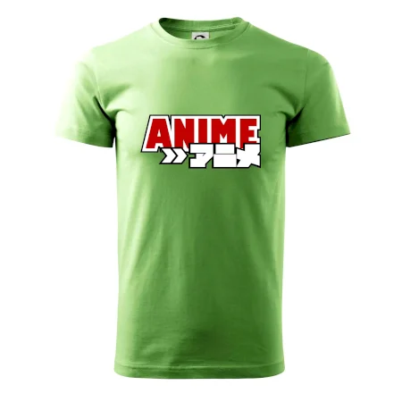Anime nápis červený