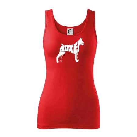 Boxer nápis v tele