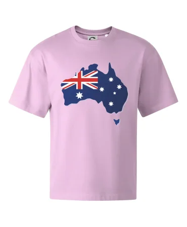 Austrália - vlajka mapa