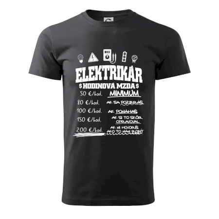 Hodinová mzda elektrikár