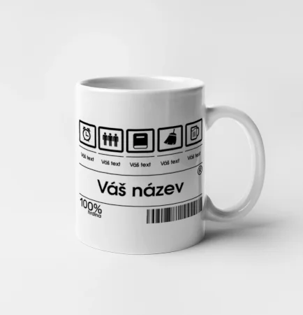 Čárový kód - Vlastní text