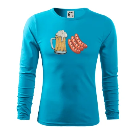 Pivo a klobása