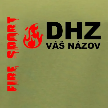 DHZ (oheň, firesport, názov sboru - vlastný nápis)