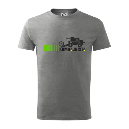 Kombajnista zelená a žltá