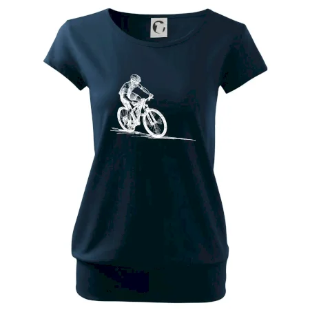 MTB kreslený cyklista
