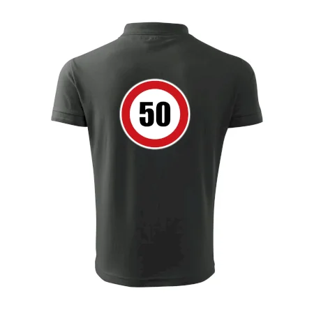 Dopravná značka - obmedzenie rýchlosti 50