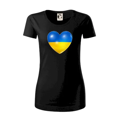 Ukrajina srdce vlajka