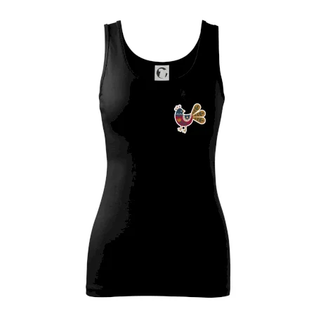 Folklór na prsníku sliepky