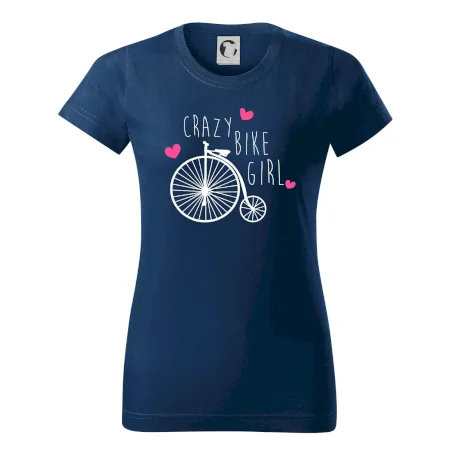 Crazy bike girl
