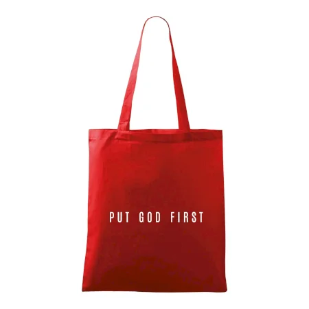 Put God first slabý nápis