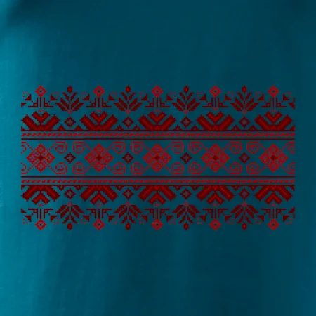 Ukrajinský vzor - červený