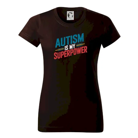 Šikmý nápis Autism is my superpower