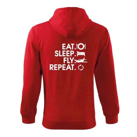 Eat sleep fly repeat